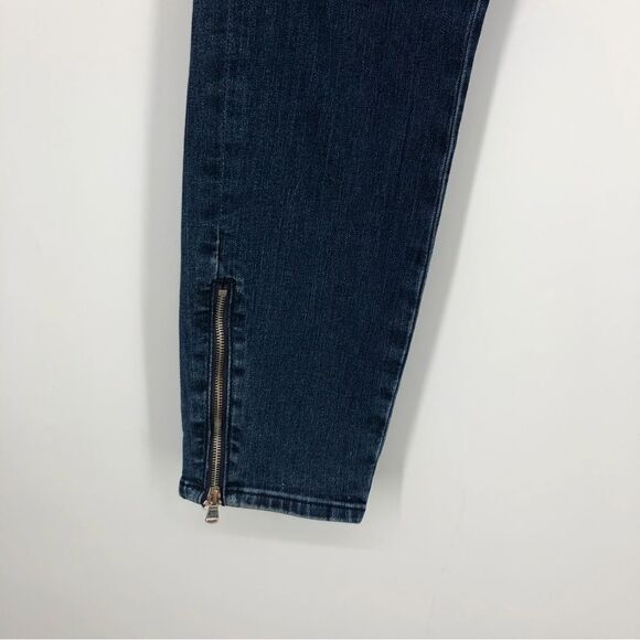 J Brand Jeans Womens 29 Tali Skinny Jeans in Blue Depth Zipper Ankle - Picture 12 of 14